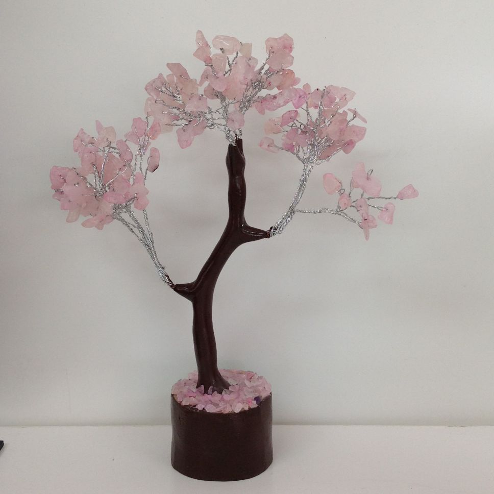 Rose Quartz Tree - Medium 014 Rose Quartz Tree - Medium 014